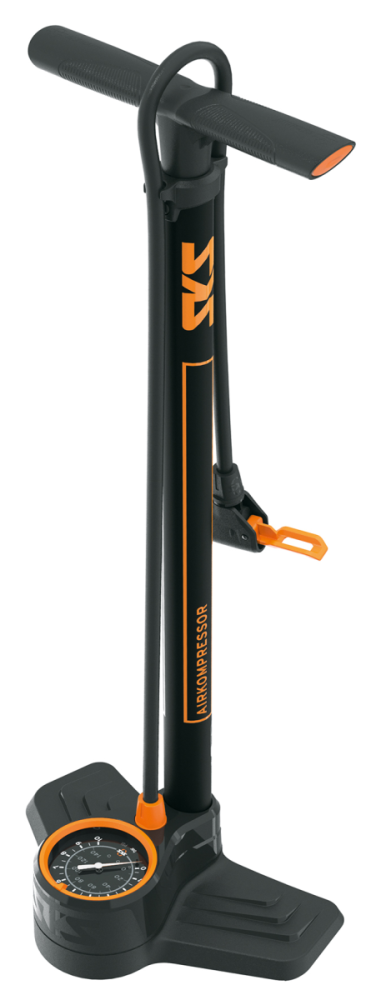 SKS Standpumpe Airkompressor 10.0 Stahl Multi Valve mit Manometer