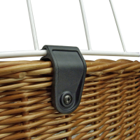KlickFix Doggy Basket Hundekorb 40 Liter mit Verdeck und GTA-Kupplung