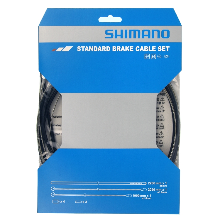 Shimano Bremskabel- und Hüllen SET schwarz