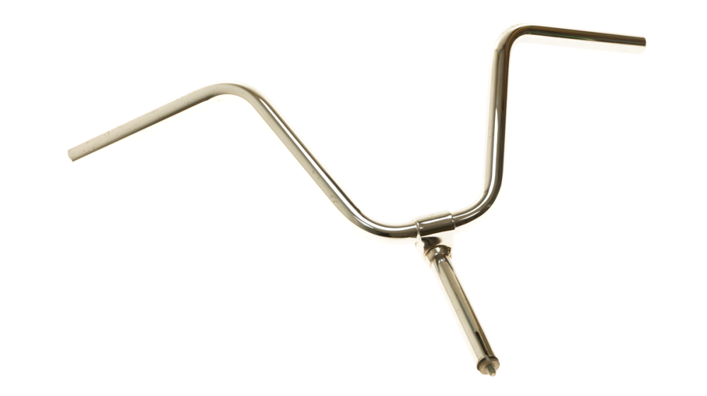 Cuppini Lenker Piaggio Ciao U-Form komplett 22,2 mm Chrom