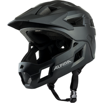 Alpina RUPI Vollgesichtshelm schwarz matt 50-55cm