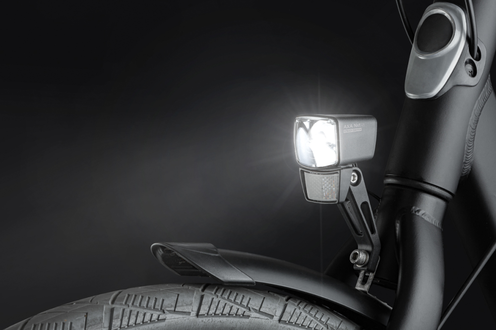 AXA Scheinwerfer NXT 45 LED mit Schalter für Dynamo